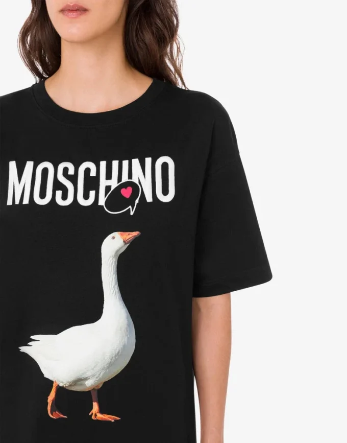 Goose-klänning i ekologisk bomullsjersey
