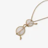 Halsband med glasögonhänge