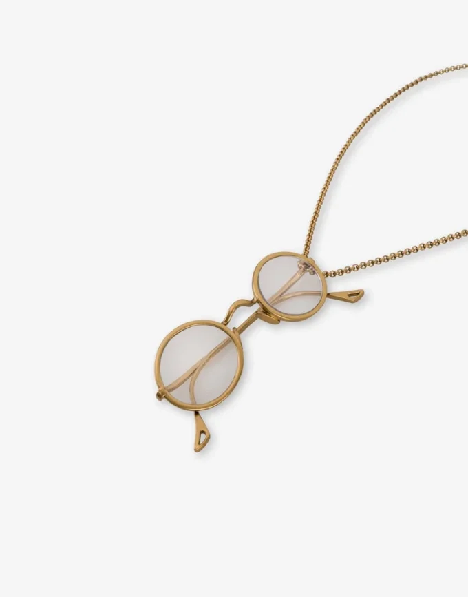 Halsband med glasögonhänge