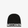 Hatt i ullblandning med logotyp.