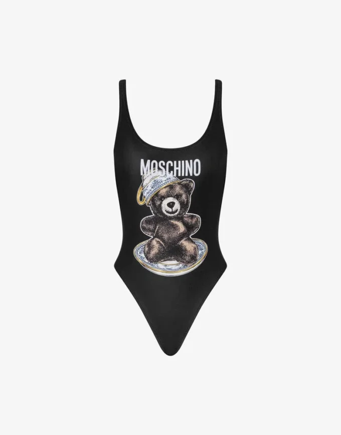 Heldäckande baddräkt Moschino Teddy Bear