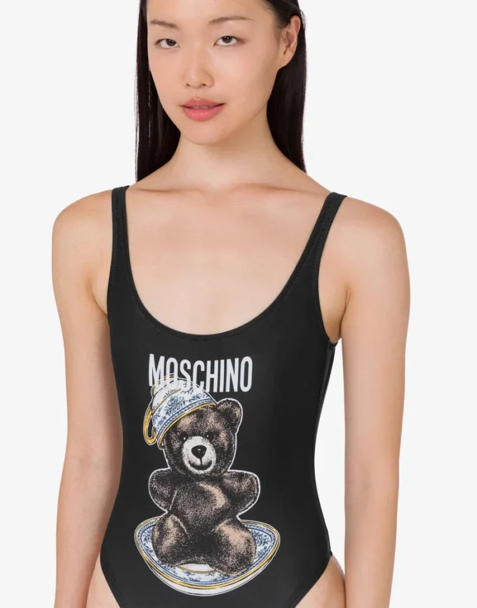 Heldäckande baddräkt Moschino Teddy Bear