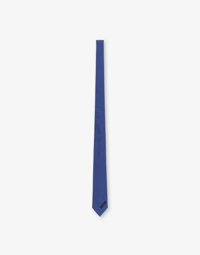 Jacquard-slips i siden