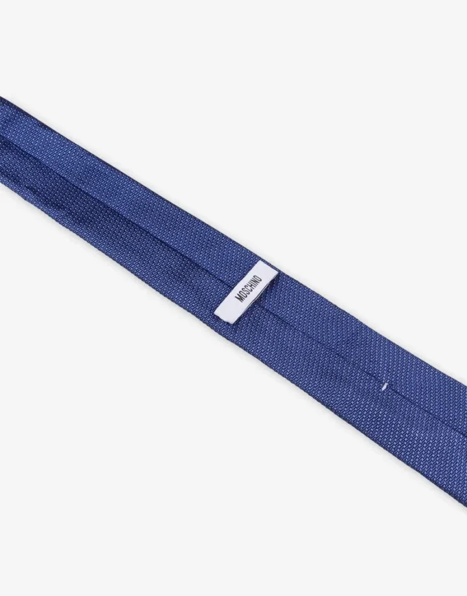 Jacquard-slips i siden