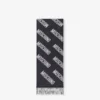Jacquardscarf i ull