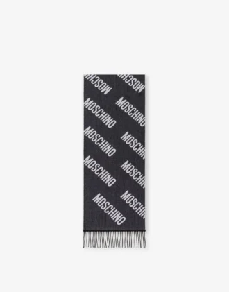 Jacquardscarf i ull