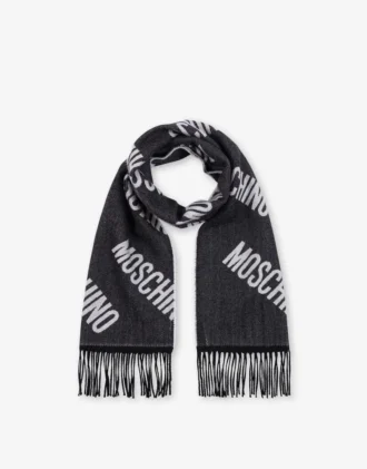 Jacquardscarf i ull