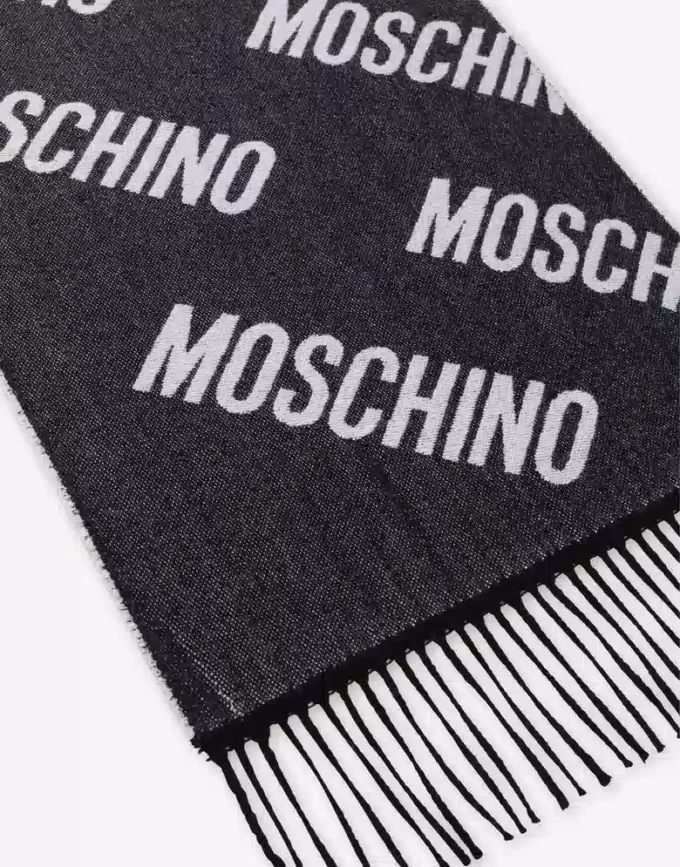 Jacquardscarf i ull