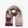 Jacquardscarf i ullblandning