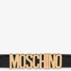 Kalvskinnsbälte med logotyp