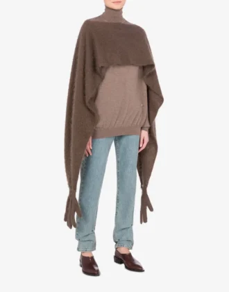 Kappa i borstad mohair