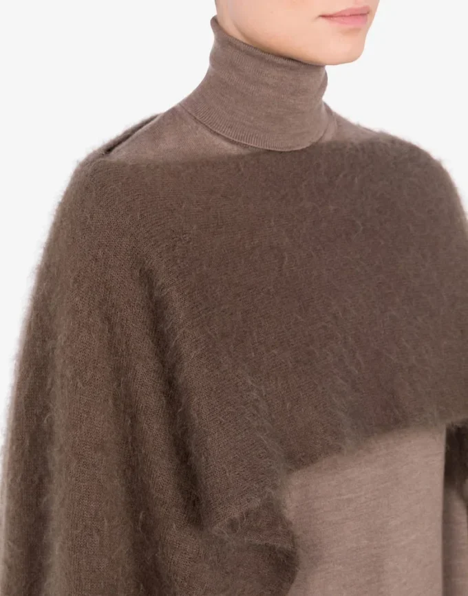 Kappa i borstad mohair