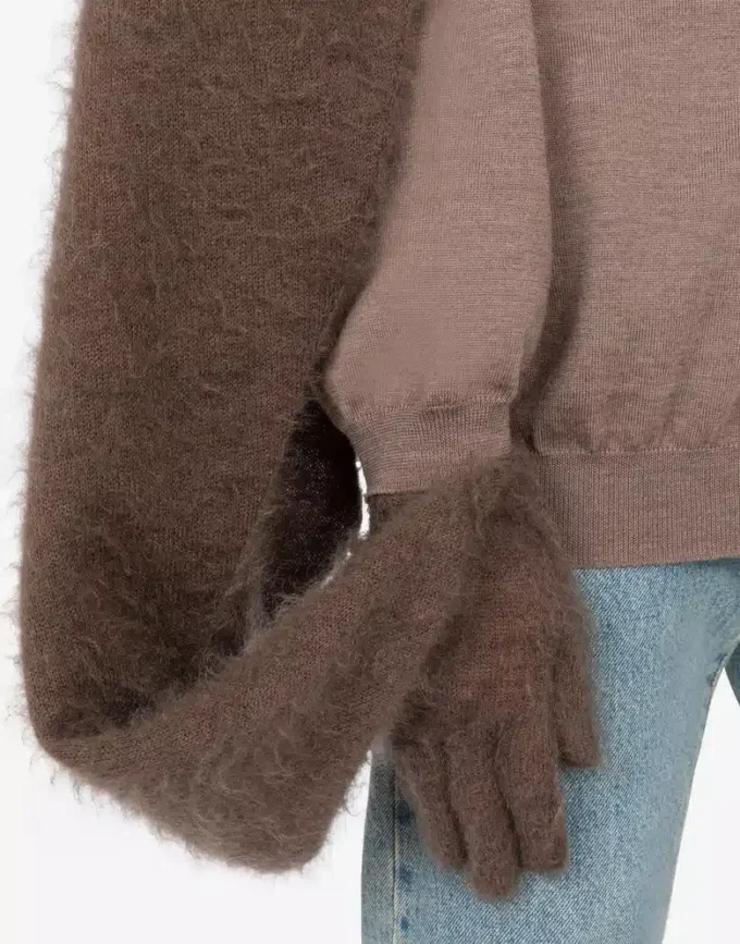 Kappa i borstad mohair