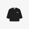 Kort T-shirt med Laurel Crown-logotyp