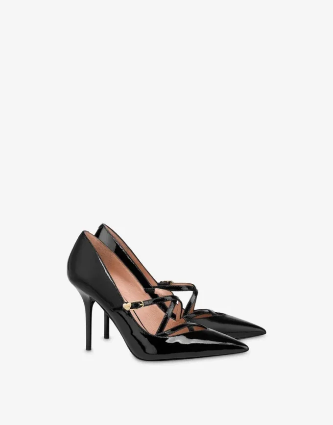 Lackläderpumps