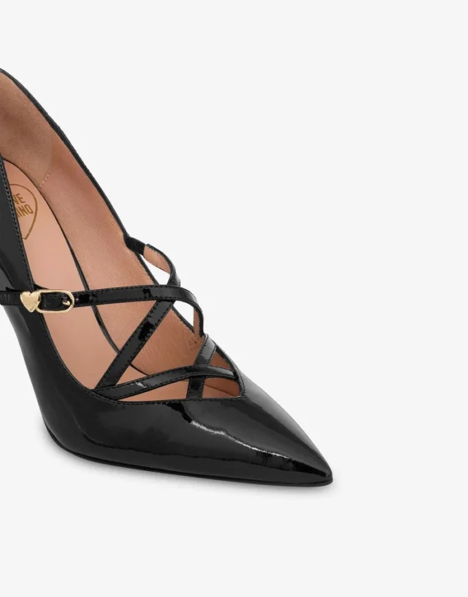 Lackläderpumps