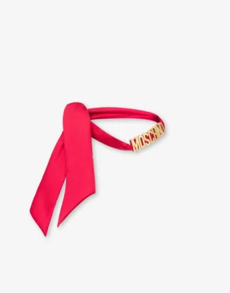 Lettering Logo liten silkescarf Lettering Logo liten silkescarf