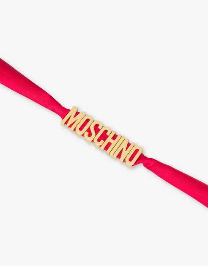 Lettering Logo liten silkescarf