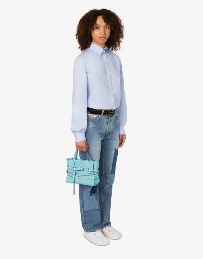 Liten handväska Moschino Tie Me