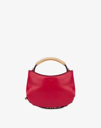 Liten Moschino Handle Me-väska