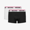 Logo Band set med 2 stretchboxershorts i jersey