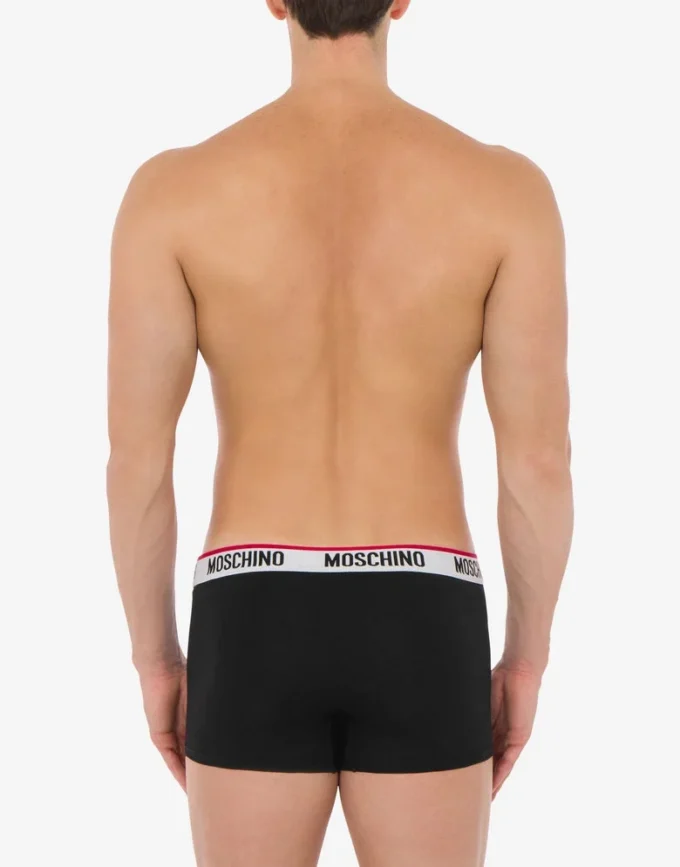 Logo Band set med 2 stretchboxershorts i jersey