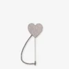 Metallbrosch med strass