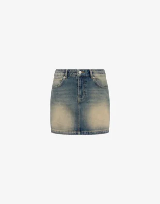 Minikjol i bomullsdenim Minikjol i bomullsdenim