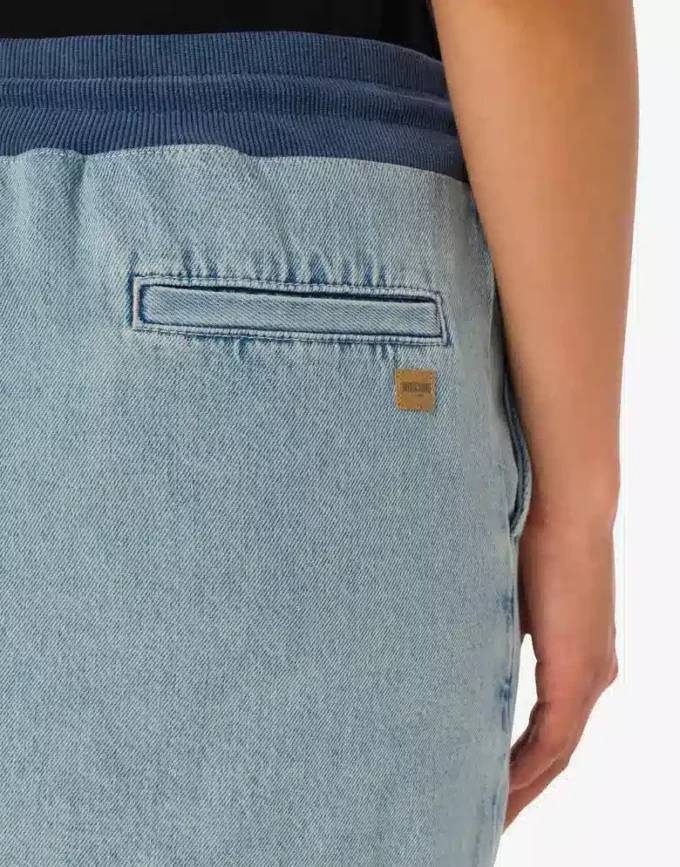 Minikjol i bomullsdenim Minikjol i bomullsdenim