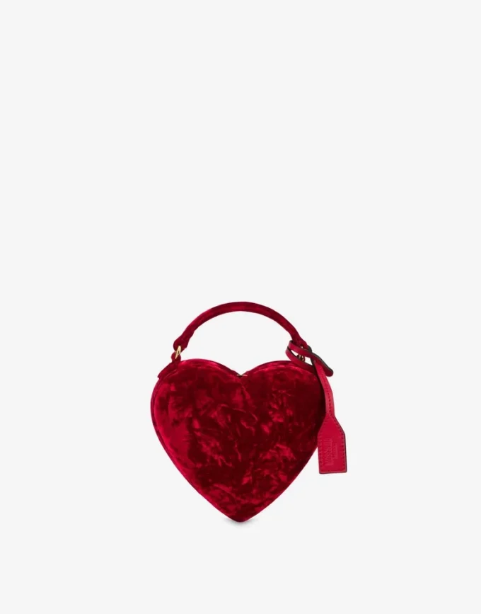 Moschino Love Me-väska i sammet Moschino Love Me-väska i sammet