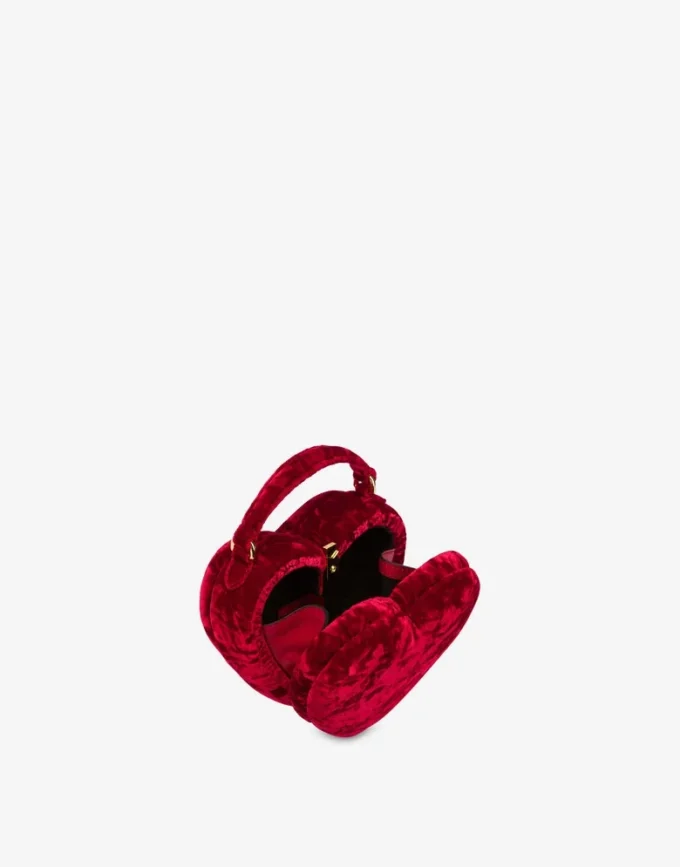 Moschino Love Me-väska i sammet Moschino Love Me-väska i sammet