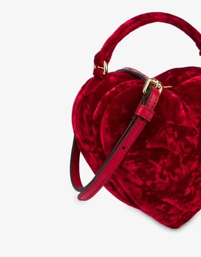 Moschino Love Me-väska i sammet Moschino Love Me-väska i sammet
