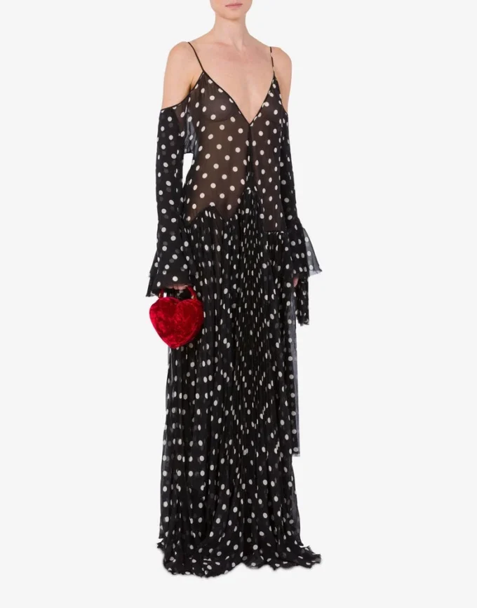 Moschino Love Me-väska i sammet Moschino Love Me-väska i sammet