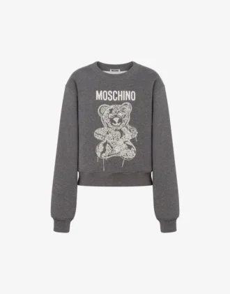 Moschino Teddy Bear ekologisk bomullströja