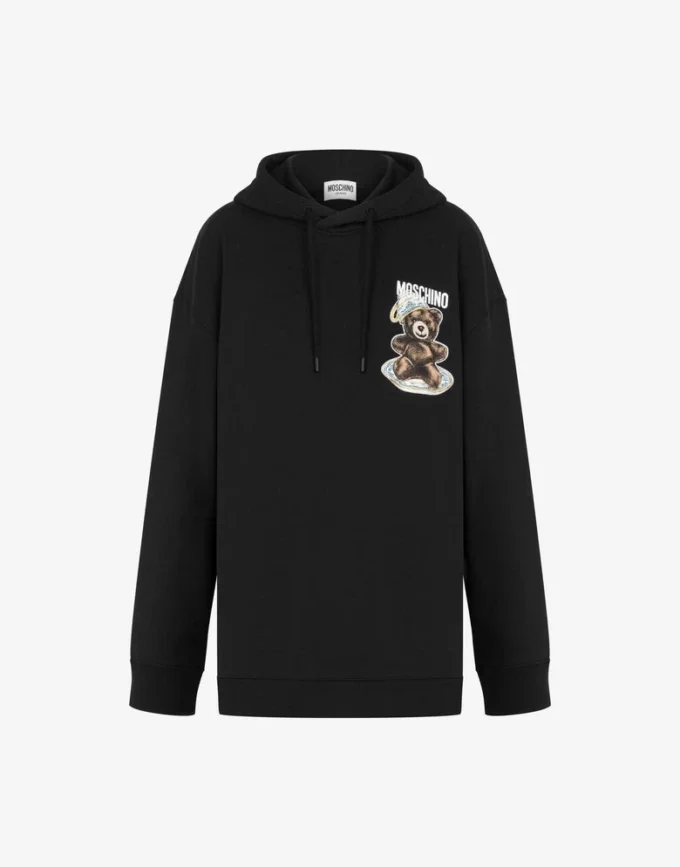 Moschino Teddy Bear ekologisk bomullströja