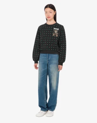Moschino Teddy Bear ekologisk bomullströja