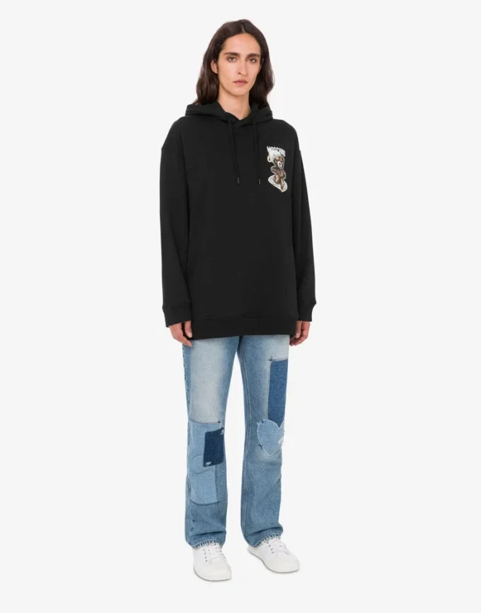 Moschino Teddy Bear ekologisk bomullströja