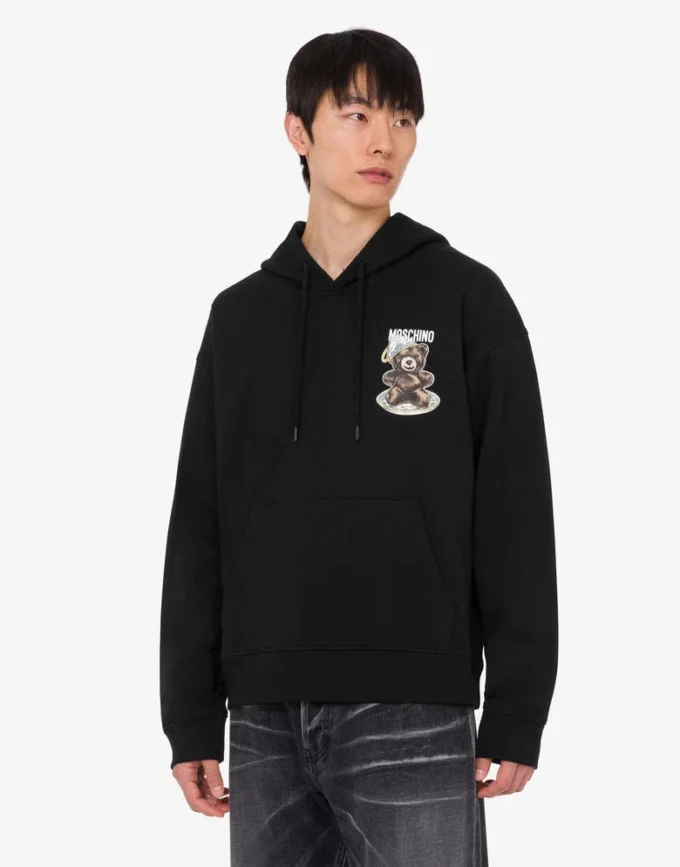 Moschino Teddy Bear ekologisk bomullströja