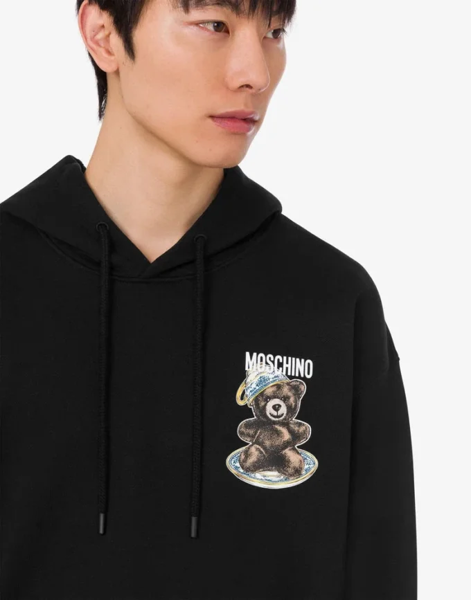 Moschino Teddy Bear ekologisk bomullströja