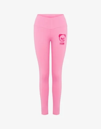 Moschino Teddy Bear leggings i tekniskt tyg Moschino Teddy Bear leggings i tekniskt tyg