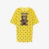 Moschino Teddy Bear T-shirt i ekologisk bomullsjersey