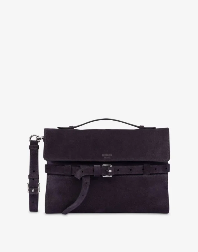 Moschino Tie Me Clutch: Exklusivt online Moschino Tie Me Clutch: Exklusivt online