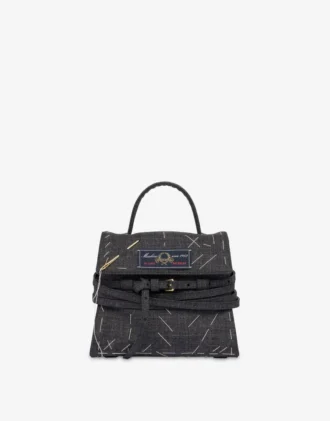 Moschino Tie Me liten handväska