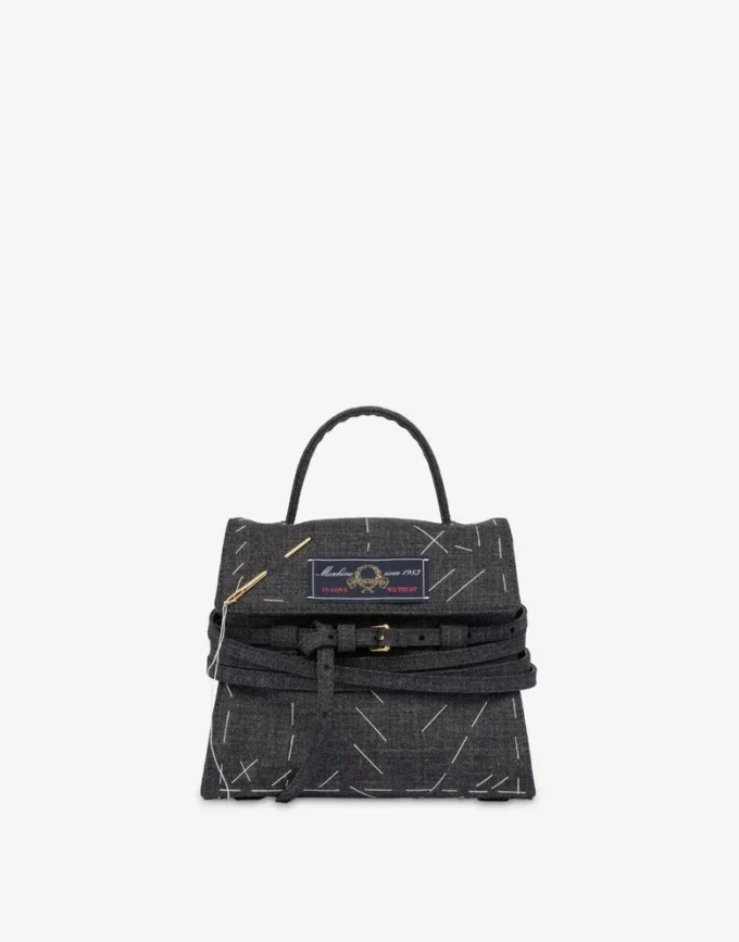 Moschino Tie Me liten handväska