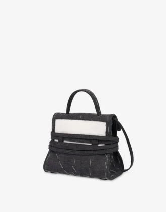 Moschino Tie Me liten handväska