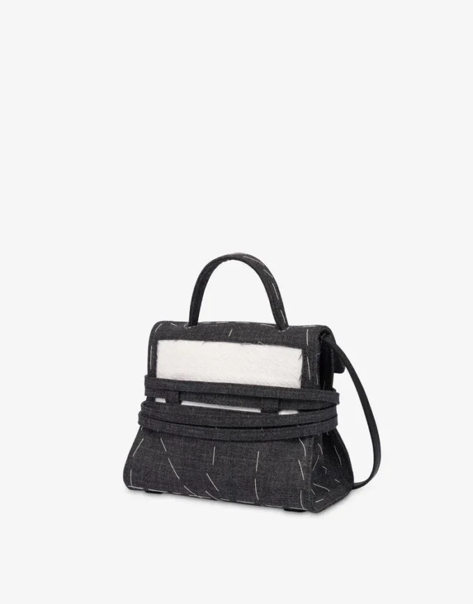 Moschino Tie Me liten handväska