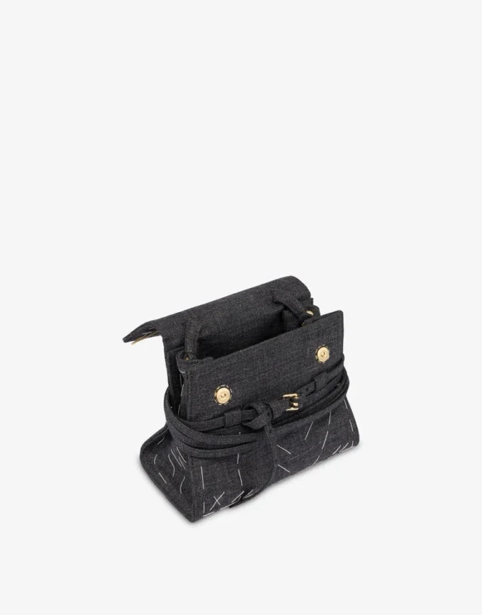 Moschino Tie Me liten handväska