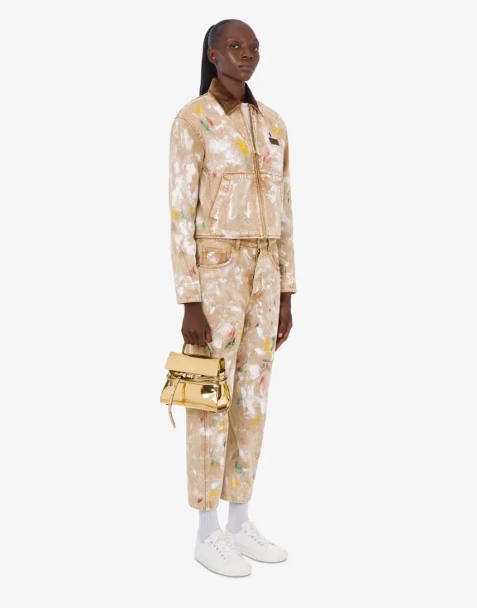 Moschino Tie Me liten handväska