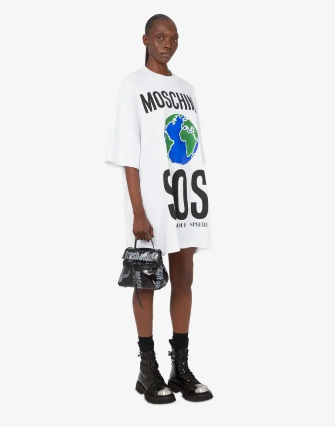 Moschino Tie Me liten handväska