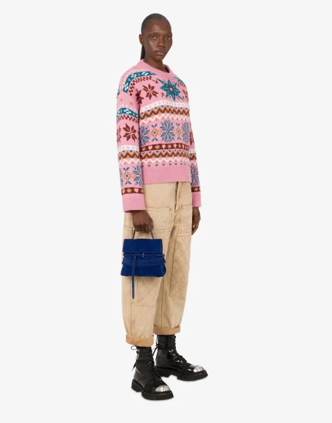 Moschino Tie Me liten handväska
